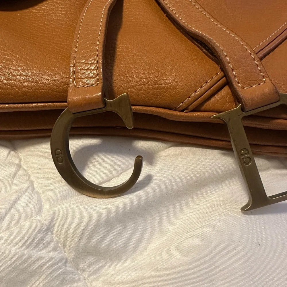 Brown Leather Saddle Bag - Picture 3 of 7